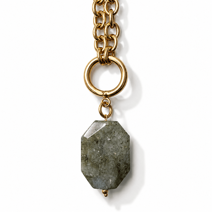 Labradorite / Antique Gold