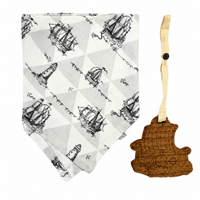 Baby gift set | Boat lovie bib 2pc finn + emma