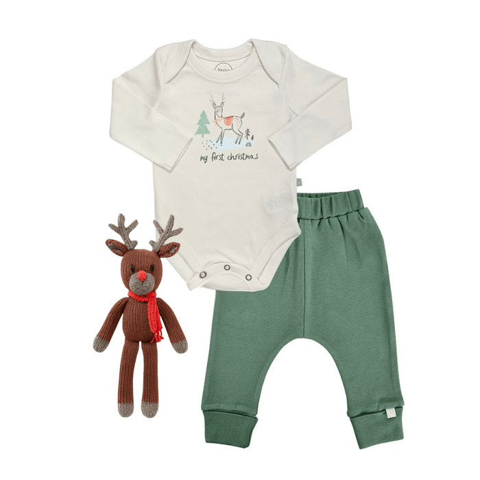 Baby gift set | my first christmas deer 3pc finn + emma