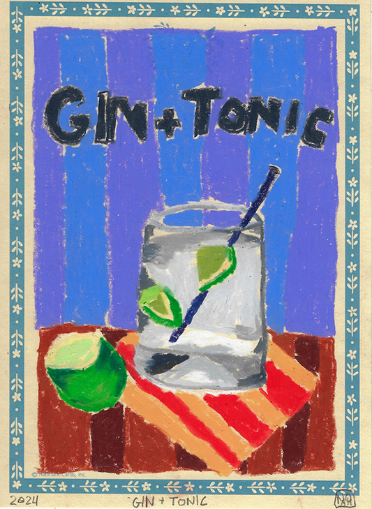 "Gin and Tonic" - Noah Mackenzie Original Drawing 2024