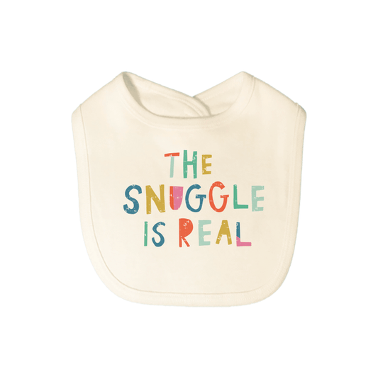 Baby graphic bib | snuggle finn + emma