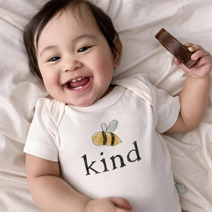 Baby graphic bodysuit | bumble bee kind finn + emma