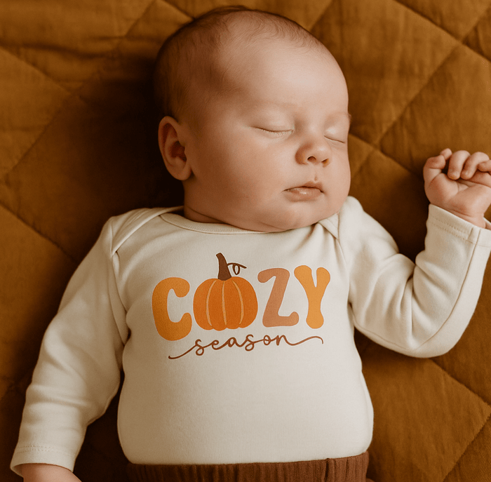 Baby graphic bodysuit | cozy season (long sleeve) finn + emma