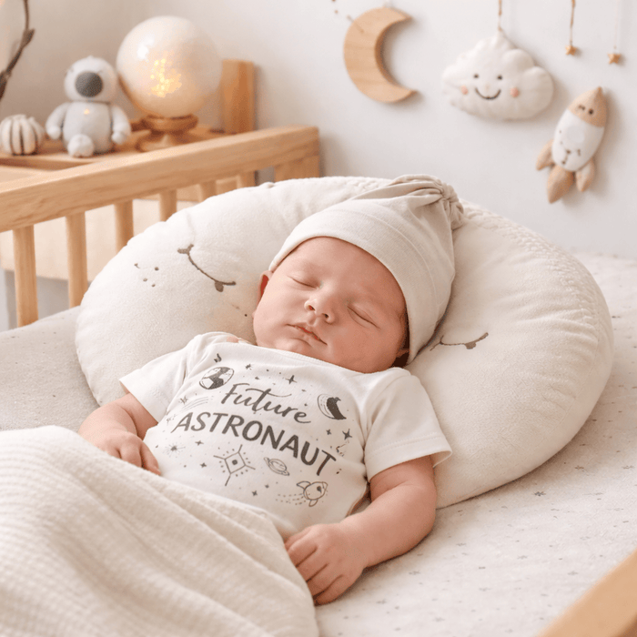 Baby graphic bodysuit |future astronaut finn + emma