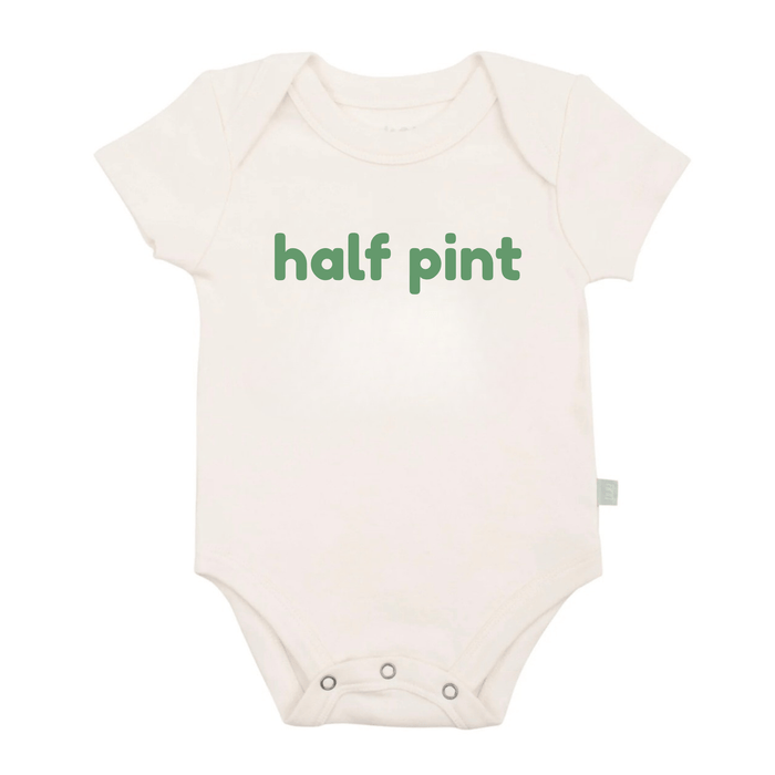 Baby graphic bodysuit | half pint finn + emma