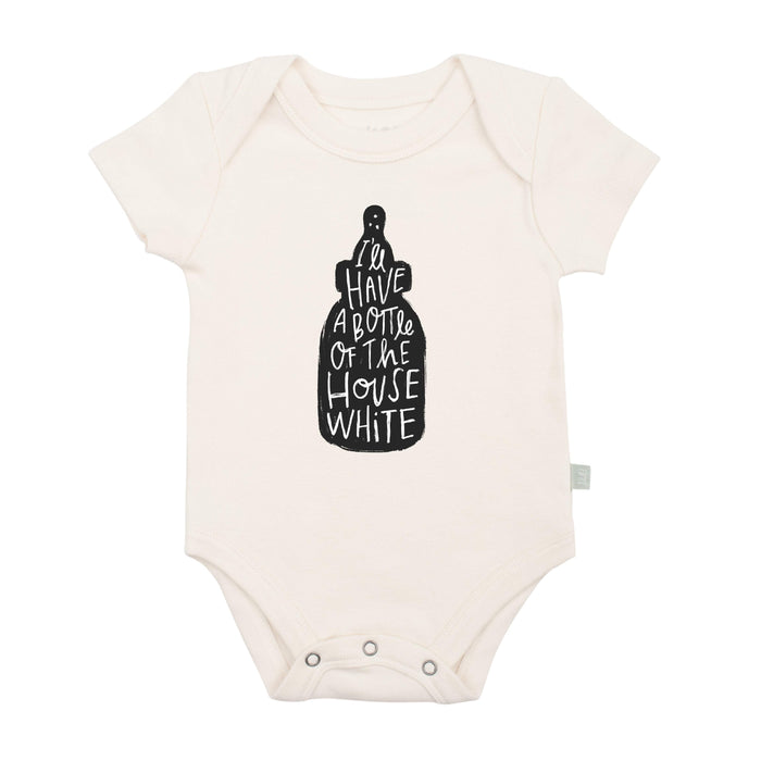 Baby graphic bodysuit | house white finn + emma