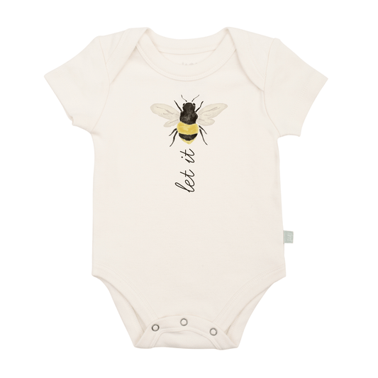 Baby graphic bodysuit | let it bee finn + emma