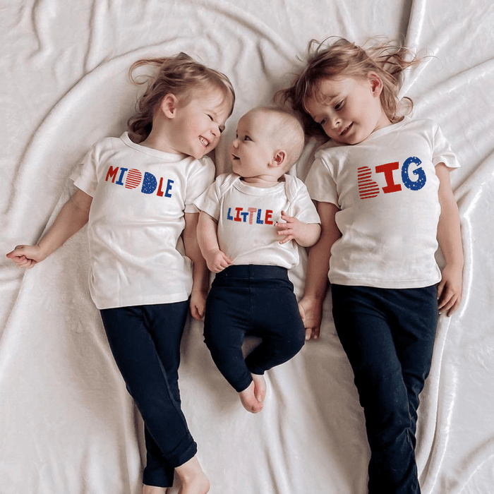Baby graphic bodysuit | LITTLE Finn + Emma