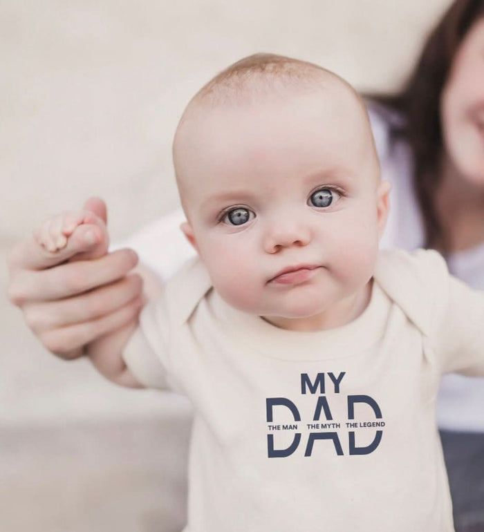 Baby graphic bodysuit | my dad finn + emma