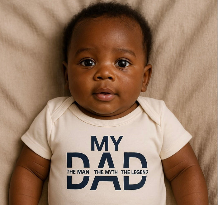 Baby graphic bodysuit | my dad finn + emma