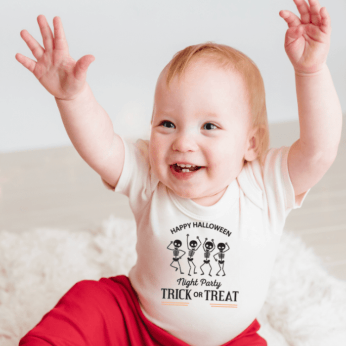 Baby graphic bodysuit | night party finn + emma