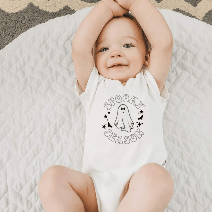 Baby graphic bodysuit | spooky season finn + emma