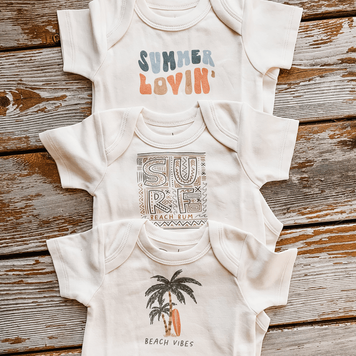 Baby graphic bodysuit | summer lovin finn + emma