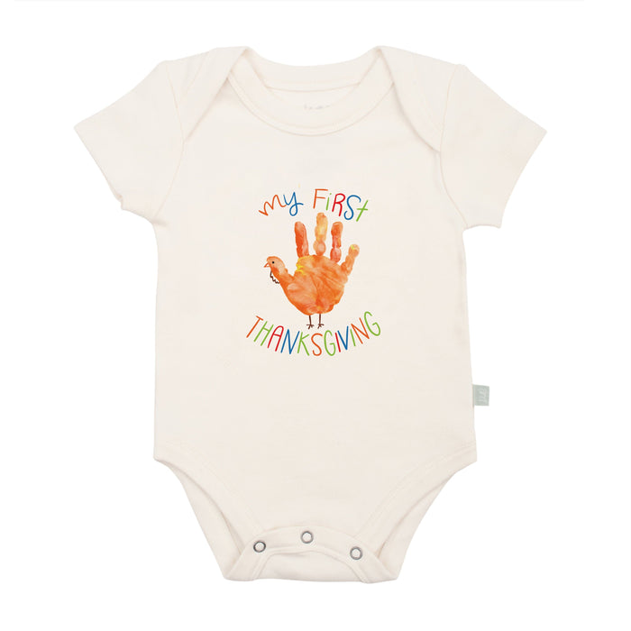 Baby graphic bodysuit | first thanksgiving bodysuit