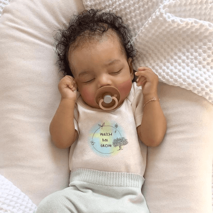Baby graphic bodysuit | watch me grow finn + emma
