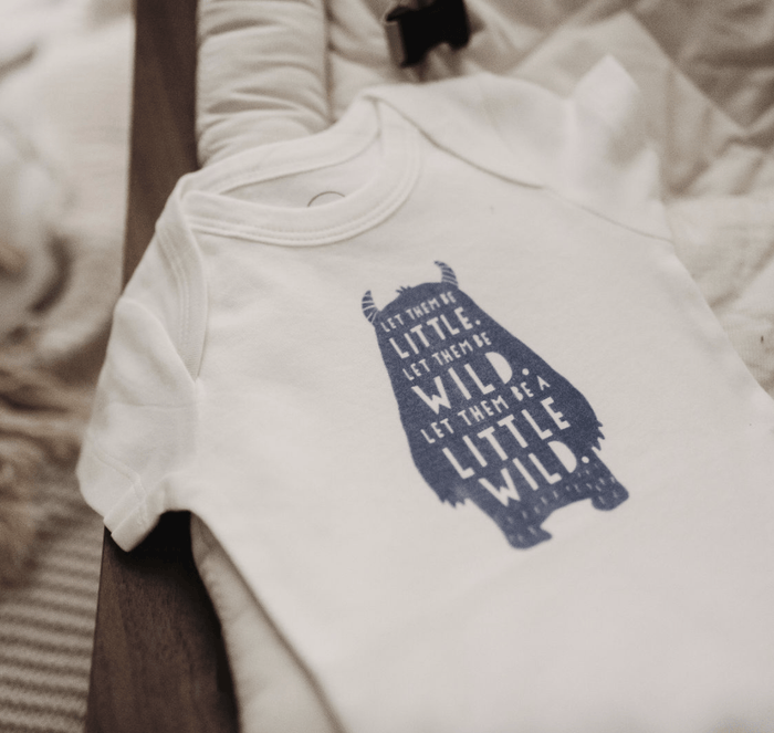 Baby graphic bodysuit | wild child finn + emma