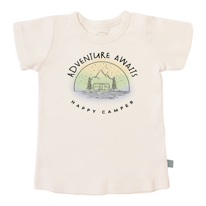 Baby graphic tee | happy camper finn + emma