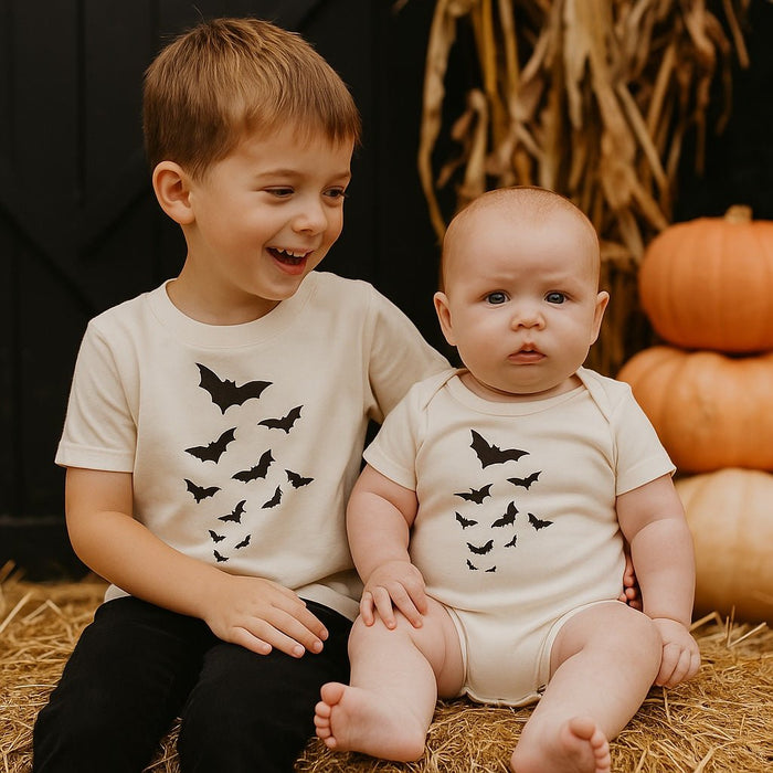 Baby graphic tee | bats finn + emma
