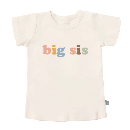 Baby graphic tee | big sis desert bloom Finn + Emma