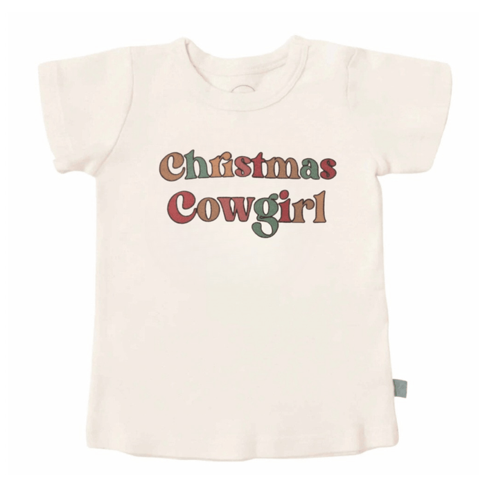 Baby graphic tee | christmas cowgirl finn + emma