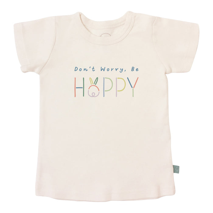 Baby graphic tee | don't worry be hoppy finn + emma