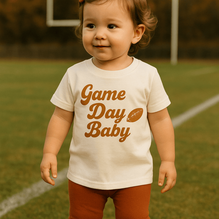 Baby graphic tee | Game Day Baby finn + emma