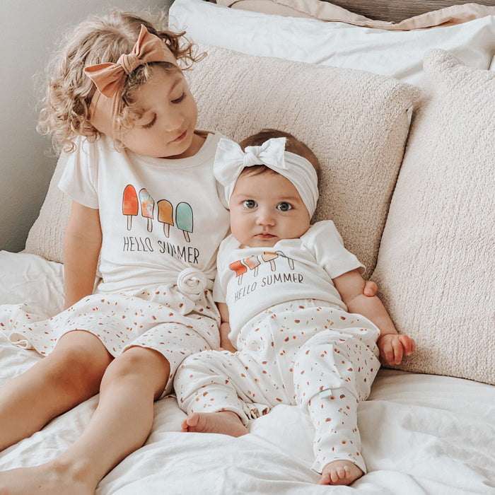 Baby graphic tee | hello summer finn + emma