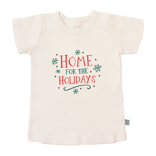 Baby graphic tee | home for the holidays finn + emma