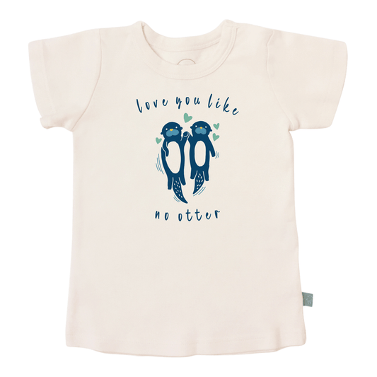 Baby graphic tee | love you like no otter finn + emma