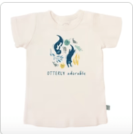 Baby graphic tee | otterly adorable finn + emma