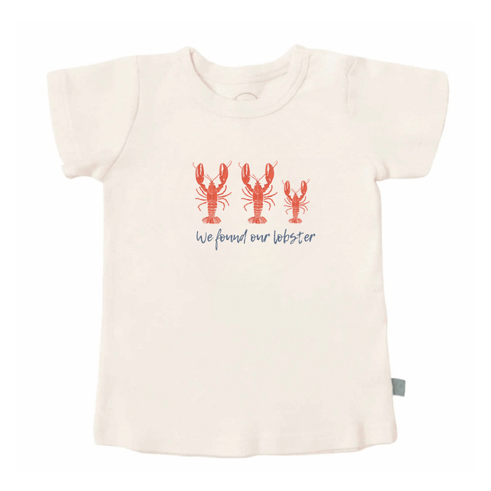 Baby graphic tee | We Found Our Lobster finn + emma