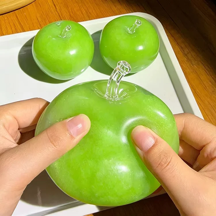 Green Apple Slushy Squish Toy