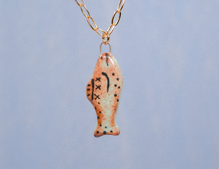 Green Fish Necklace