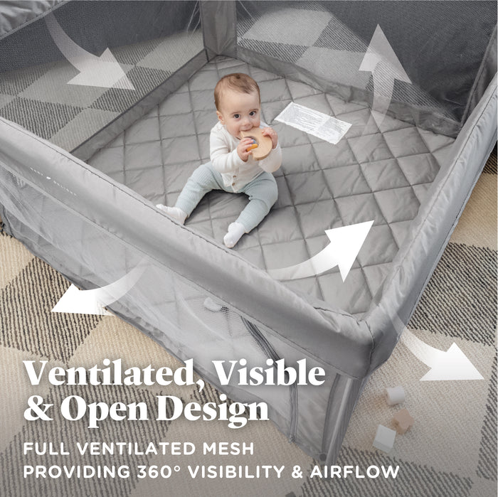 Grey Playport Playard - Baby Delight