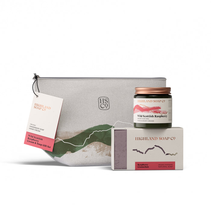 Hand & Body Cream with Soap Gift Bag