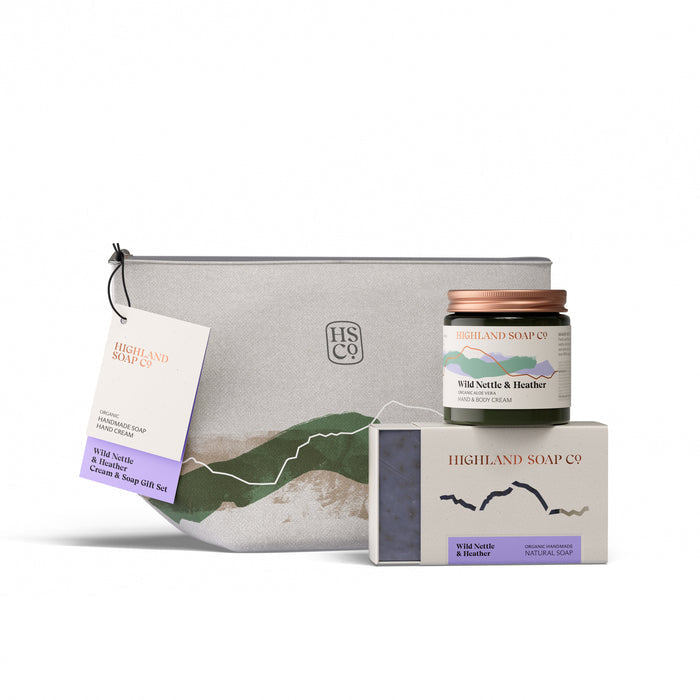 Hand & Body Cream with Soap Gift Bag