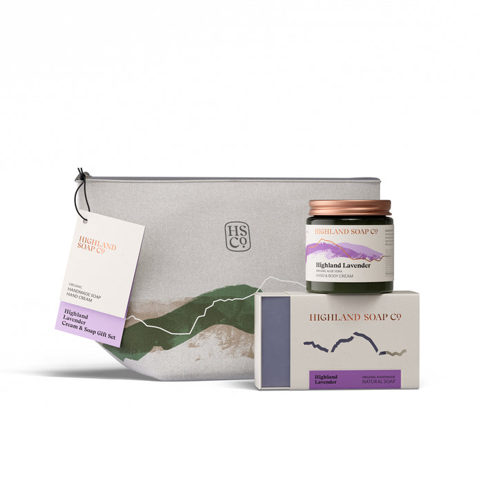 Hand & Body Cream with Soap Gift Bag