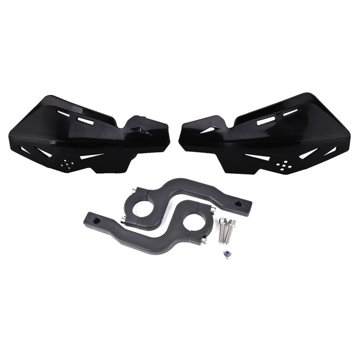 Hand Guards Plastic Protector Dirt Bike Motocross ATV 22mm 7/8" BLACK