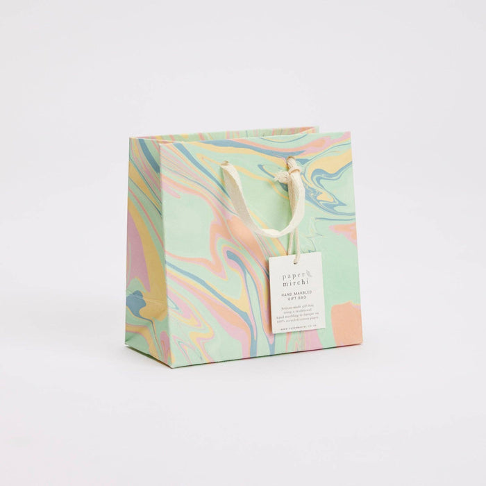 Hand Marbled Gift Bags (Small) - Bouquet