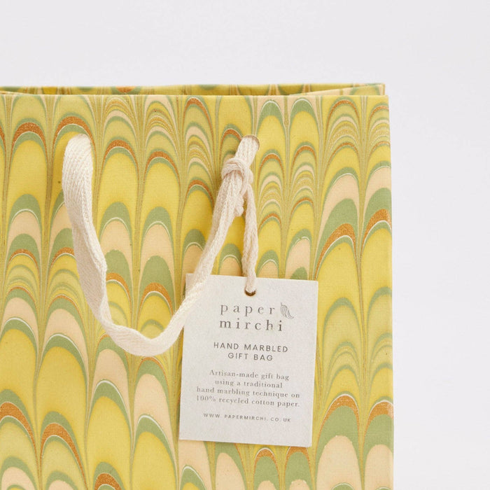 Hand Marbled Gift Bags (Small) - Bouquet