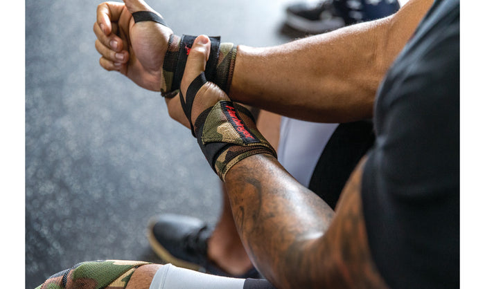 Harbinger Red Line Wrist Wraps - Camo