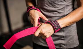 Harbinger Women's Padded Cotton Lifting Straps 21'' - Pink
