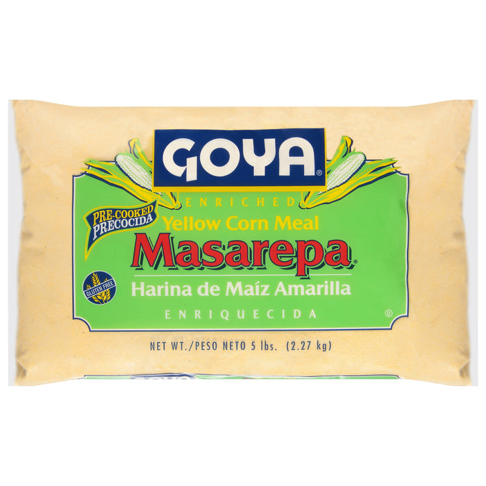 Harina de maíz enriquecida amarilla Goya Masarepa 5 lb