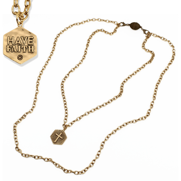 Have Faith Shining Cross Essential Necklace