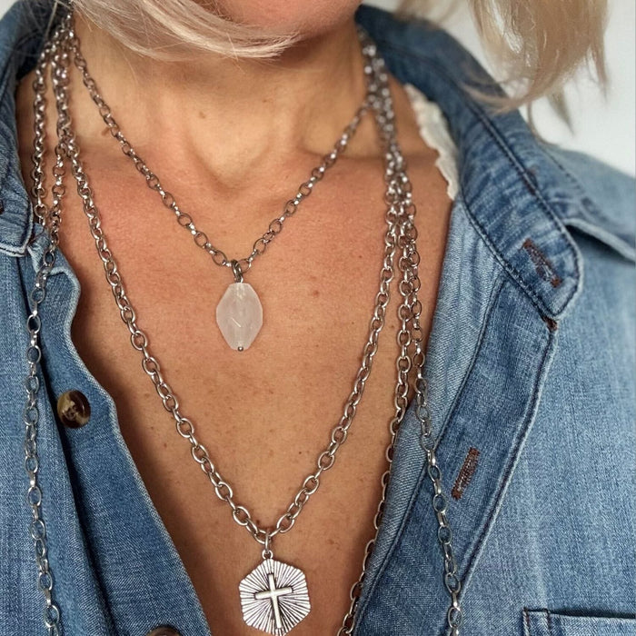 Have Faith Shining Cross Essential Necklace