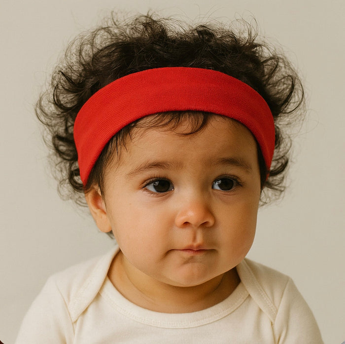 Baby headband | scarlet red finn + emma