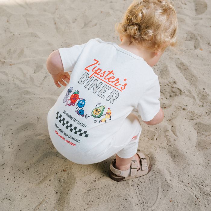 Hemp Baby Short Sleeve Romper - Zipster's Diner