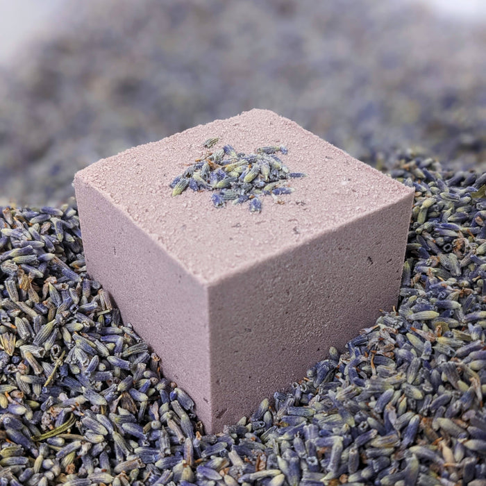 Herbal-Infused Lavender Bath Bomb