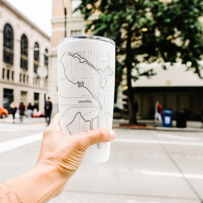 Home Town Maps Insulated Pint Tumbler 20 oz