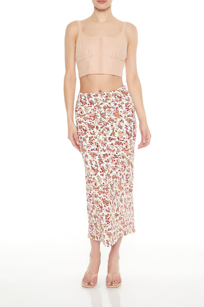Hook-&-Eye Corset Crop Top